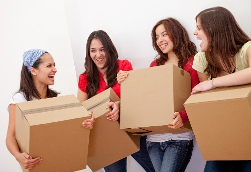 Furniture pick-up process in Bayswater with careful loading and transport