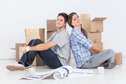 Bayswater moving team navigating a property with caution