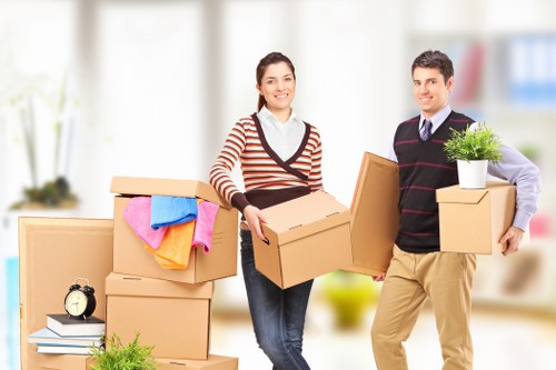 Bayswater moving team carefully handling boxes and furniture