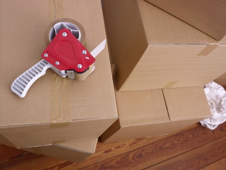 Moving truck loaded for a Bayswater residential or business relocation