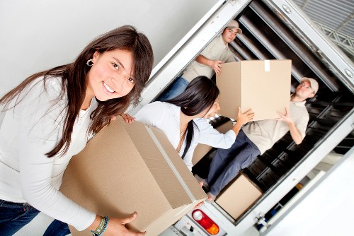 Low-carbon moving van used for a sustainable Bayswater relocation